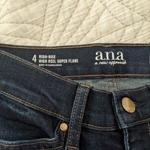 a.n.a Blue Flare Wide Leg Jeans